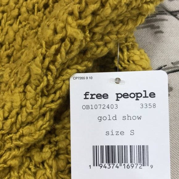 Free People Sunday Shore Cotton Blend Sweater - Picture 6 of 8